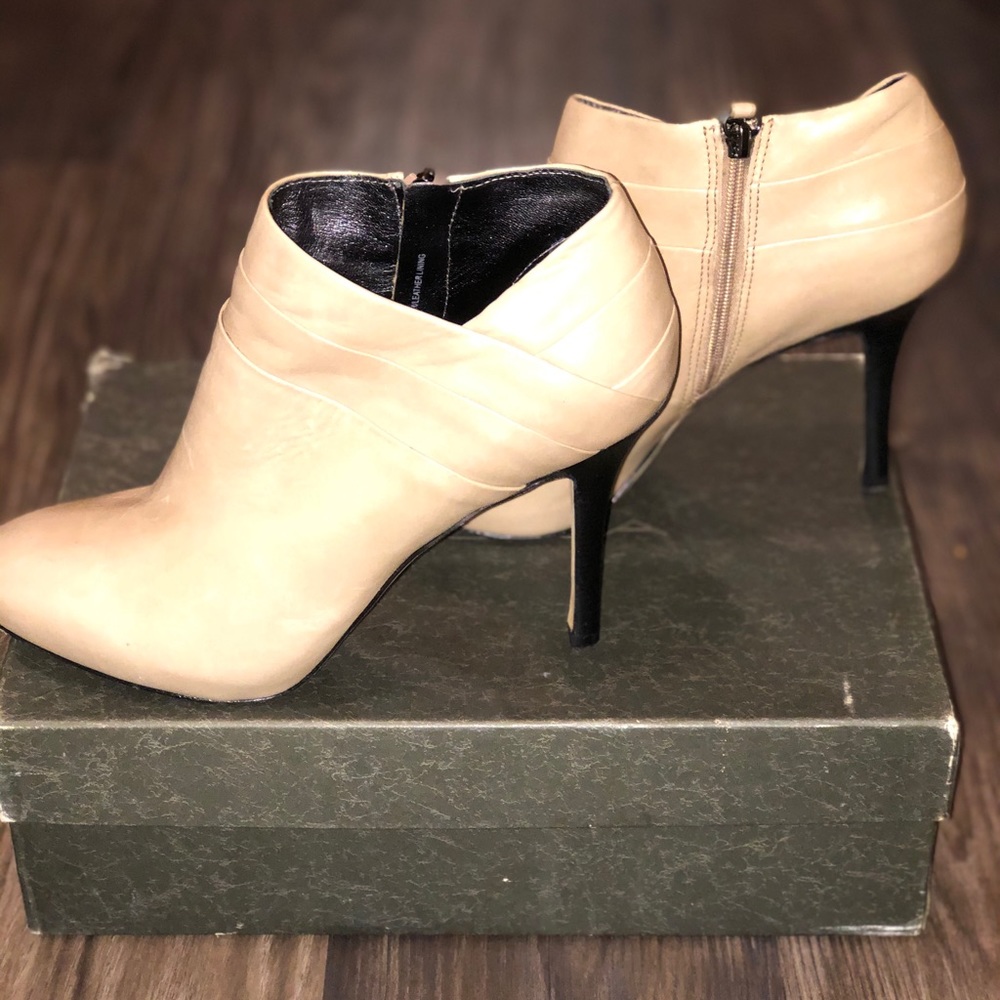 Leather booties!!!!